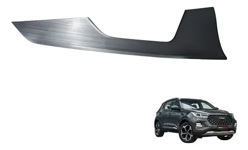 Friso Moldura Porta Dianteira Esquerda Chery Tiggo 5xpr 2022 Prata — foto 1 de 6