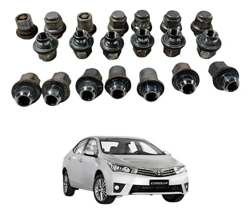 Jogo Porca De Roda Toyota Corolla 2014/2015 — foto 1 de 6