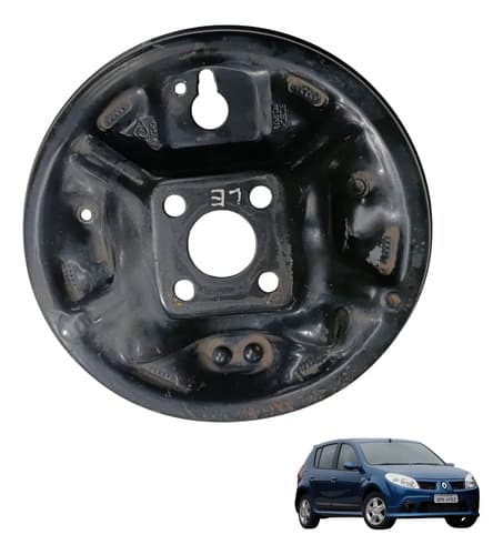 Prato Freio Traseiro Esq Renault Sandero 1.6 2010/2011 — foto 1 de 6