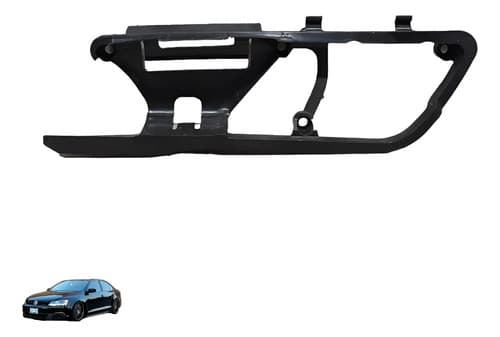 Moldura Maçaneta Interna Dianteira Esquerda Vw Jetta 11/2018 Preto Dianteira — foto 1 de 5