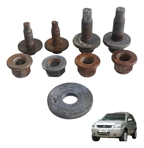 Kit Parafuso Porcas Calço Motor Ford Ecosport 2007 A 2012 — foto 1 de 5