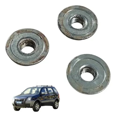 Kit Porcas Fixação Motor Ventoinha Ecosport 2003 A 2012 — foto 1 de 6