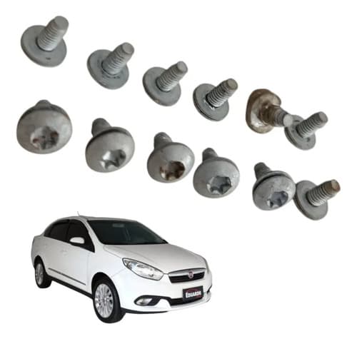 Parafusos Guia Vidro Fiat Grand Siena 2014 — foto 1 de 6
