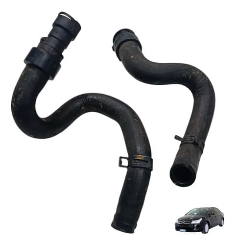 Par Mangueiras Ar Quente Citroen C4 Pallas 2.0 2012 Original — foto 1 de 6