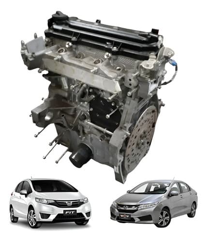 Motor Parcial Honda City Fit Wrv 1.5 16v Flex 2013/2015 L15 — foto 1 de 7
