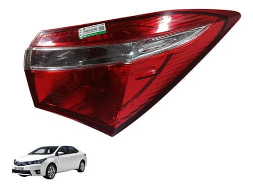 Lanterna Direita Carroceria Toyota Corolla 2015/2018 Originl Direito/passageiro Vermelha — foto 1 de 5