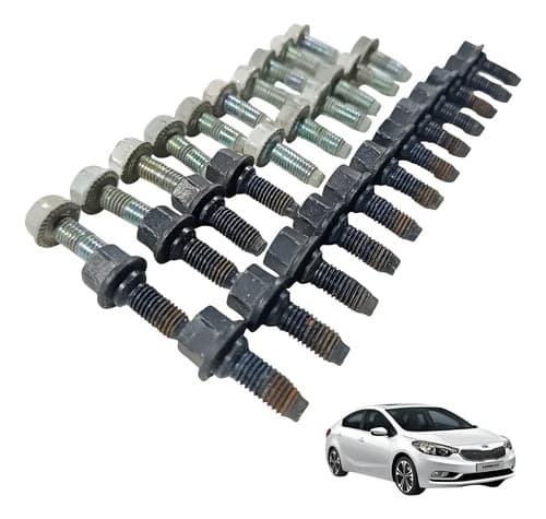 Kit Parafusos Dobradiça Da Porta Kia Cerato 1.6 2014 — foto 1 de 5