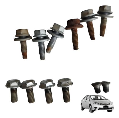Kit Parafusos Guia Do Vidro Toyota Corolla 2.0 2014/15 — foto 1 de 5