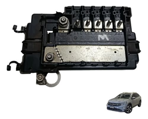 Placa Suporte Fusível Bateria Vw Nivus 1.0 Tsi 2023 Original — foto 1 de 7