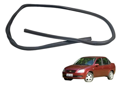 Borracha Vidro Dianteira Esquerda Gm Classic Ls 2010 A 2014 Preto — foto 1 de 7