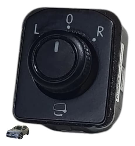 Botão Retrovisor Elétrico Vw Nivus 1.0 Tsi 2023 Original — foto 1 de 6