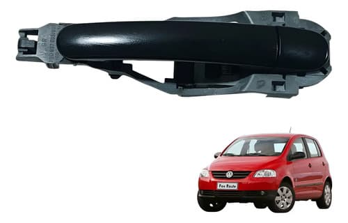 Maçaneta Externa Dianteira Direita Volkswagen Fox 1.6 2006 Preto Dianteira/traseira — foto 1 de 7