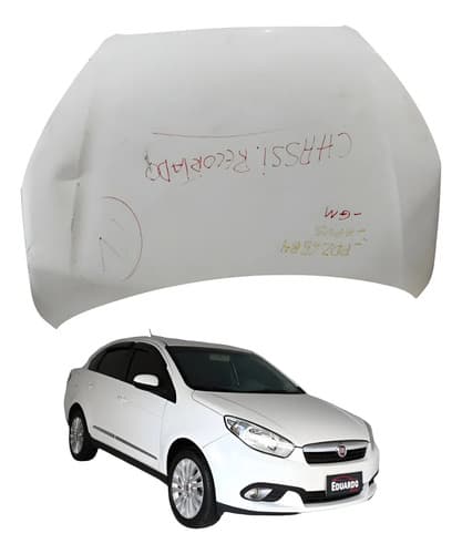 Capô Dianteiro Fiat Grand Siena 2014 C/detalhe — foto 1 de 5