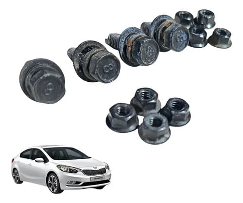 Kit Parafusos Porcas Do Limitador De Porta Kia Cerato 2014 — foto 1 de 6