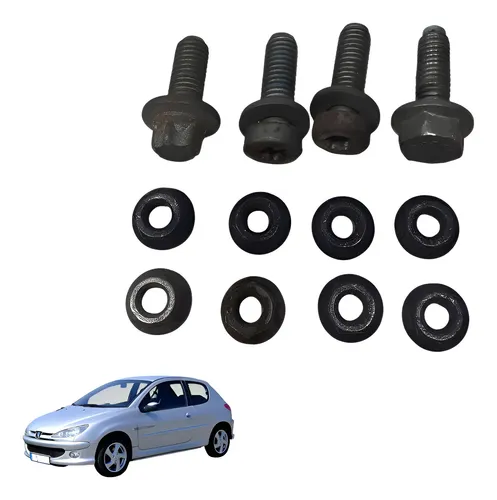 Kit Parafusos Limitador Porta Peugeot 206 1.4 2004 — foto 1 de 7