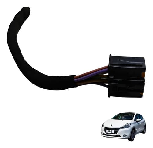 Plug Conector Fechadura Dianteira Esq Peugeot 208 1.5 — foto 1 de 6