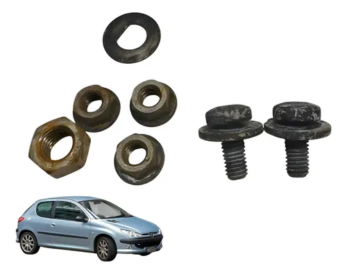 Kit Parafusos Porcas Calço Câmbio Peugeot 206 1.4 2004 — foto 1 de 6