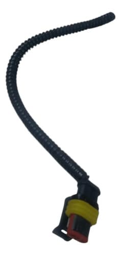 Plug Conector Luz Placa Direito Gol G6 2012 A 2018 1.0 Preto — foto 1 de 6