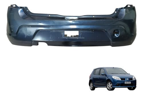 Parachoque Traseiro Renault Sandero 1.6 2010/2011 Original — foto 1 de 6