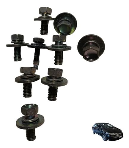 Kit Parafuso Encosto Banco Tras Honda City 1.5 Lx 2010/2013 — foto 1 de 5