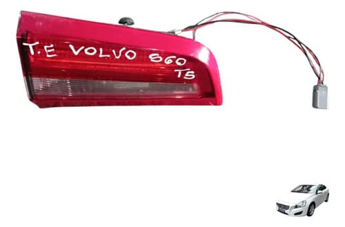 Lanterna Tampa Traseira Esq Volvo S60 T5 2.0 2011 Original — foto 1 de 6