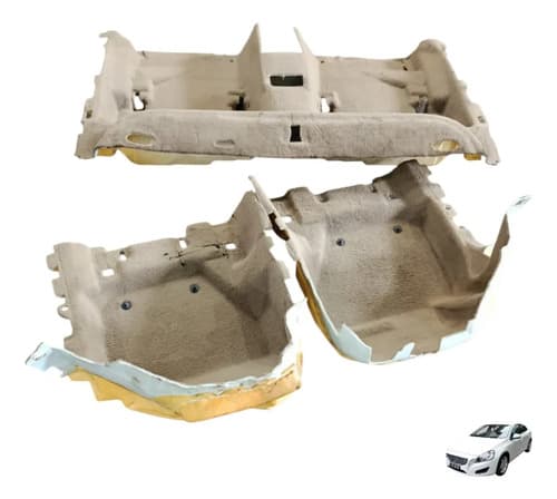 Carpete Assoalho Completo Volvo S60 T5 2.0 2011 Original — foto 1 de 6