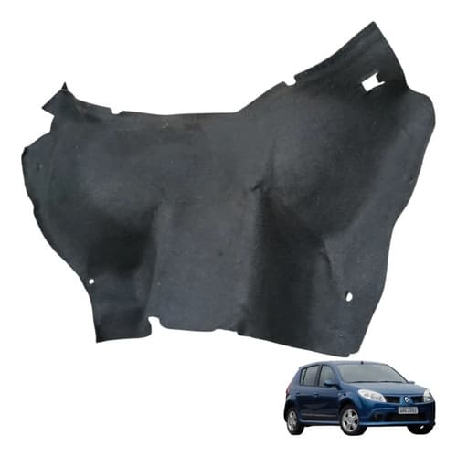 Forro Lateral Porta Malas Esquerdo Renault Sandero 1.6 2010 — foto 1 de 5