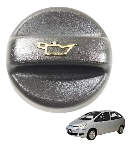 Tampa Óleo Motor Citroen Xsara Picasso 1.6 16v 2008 A 2013 Preto — foto 1 de 7