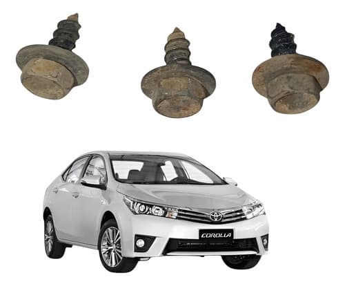 Parafusos Protetor Gargalo Toyota Corolla 2014/2015 — foto 1 de 6