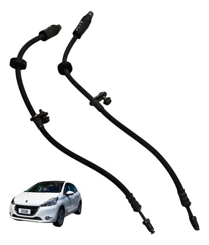 Par Mangueira Flexível Freio Dianteiro Peugeot 208 2014/15 — foto 1 de 6