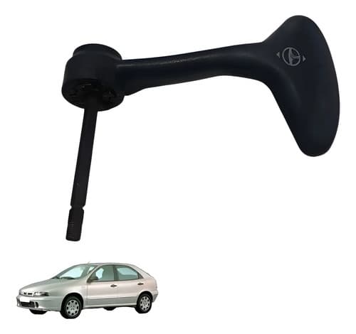 Alavanca Regulagem Altura Volante Fiat Marea Brava 2000 Preto Liso — foto 1 de 7