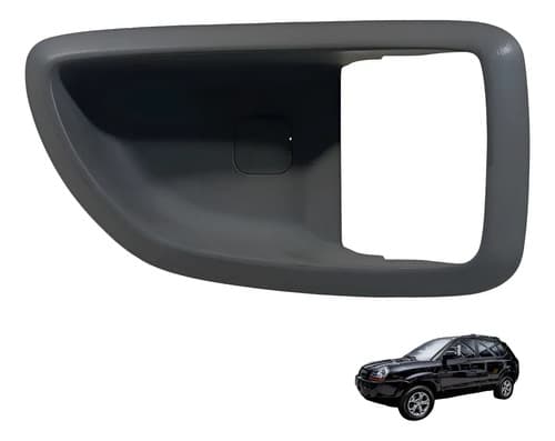 Moldura Maçaneta Dianteira Direita Hyundai Tucson 2007/2013 Cinza Dianteira — foto 1 de 7