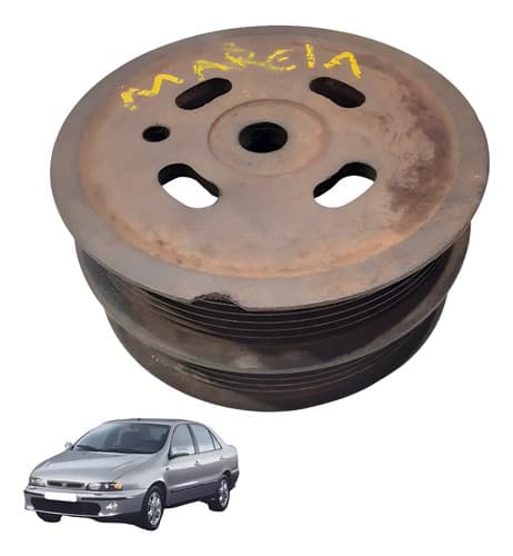 Polia Dupla Virabrequim Fiat Marea 2.0 2.4 1999 A 2003 — foto 1 de 6