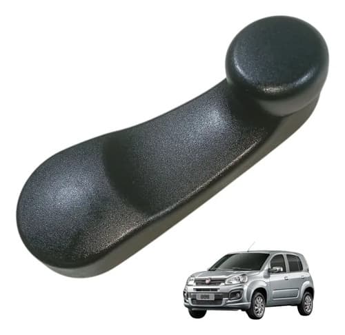 Manivela Para Vidro Manual Fiat Uno 1.0 2015 A 2018 Preto Preto — foto 1 de 6