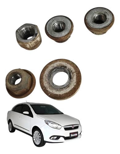 Kit De Porcas Calço Câmbio Fiat Grand Siena 2014 — foto 1 de 5