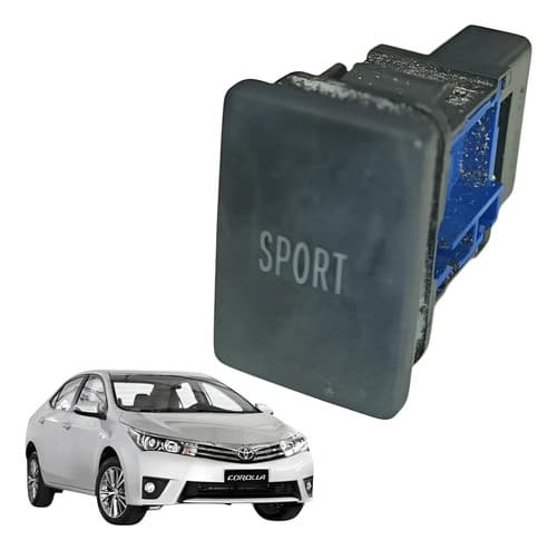 Botão Sport Toyota Corolla 2014/2015 Preto — foto 1 de 6