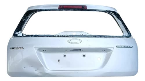 Tampa Traseira Porta Malas Ford Fiesta 1.0 2006 (detalhe) Cinza — foto 1 de 7
