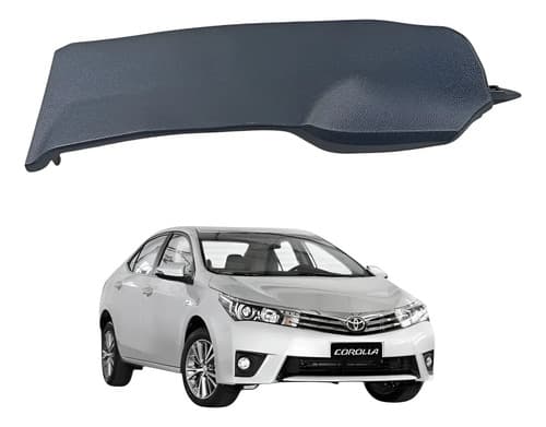 Acabamento Lateral Direito Console Toyota Corolla 2014/2015 Preto — foto 1 de 6