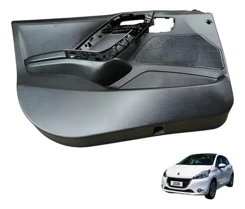 Forro Porta Dianteira Esq Peugeot 208 1.5 2014 Original — foto 1 de 6