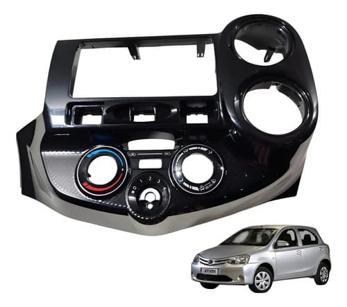 Moldura Painel Central Toyota Etios 1.3 2015 Preto — foto 1 de 6