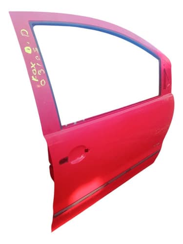 Porta Dianteira Direita Volkswagen Fox 1.6 2003 A 2005 Dianteira Direita Vermelho — foto 1 de 6