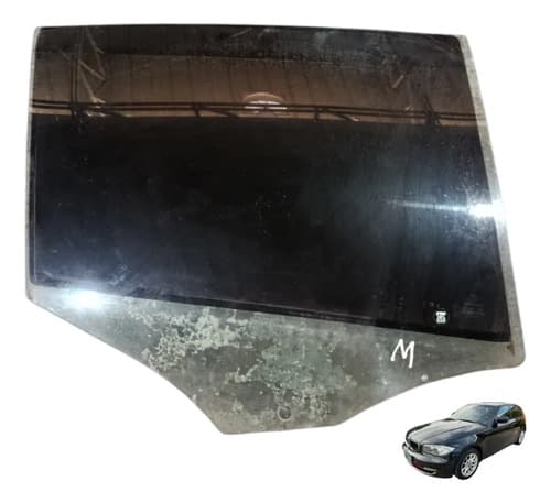 Vidro Porta Traseira Esquerda Bmw 118i 2.0 2010 Original — foto 1 de 6