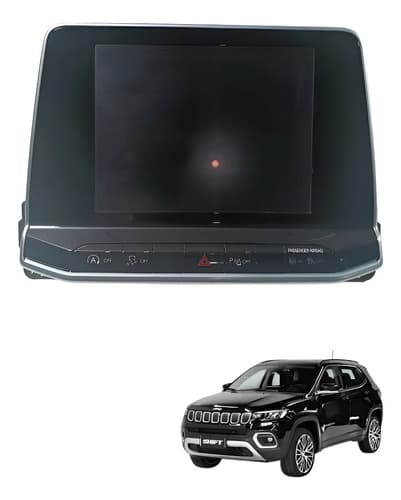 Central Multimídia Jeep Compass 1.3 Turbo Flex T270 2022 Preto — foto 1 de 7