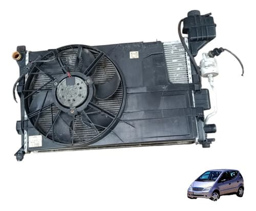 Kit Radiador Condensador Ventoinha M Benz Classe A 1.6 1999 — foto 1 de 6