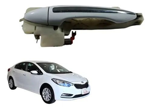 Maçaneta Interna Kia Cerato 1.6 16v 2014 Traseira Esquerda Branco Traseira — foto 1 de 6