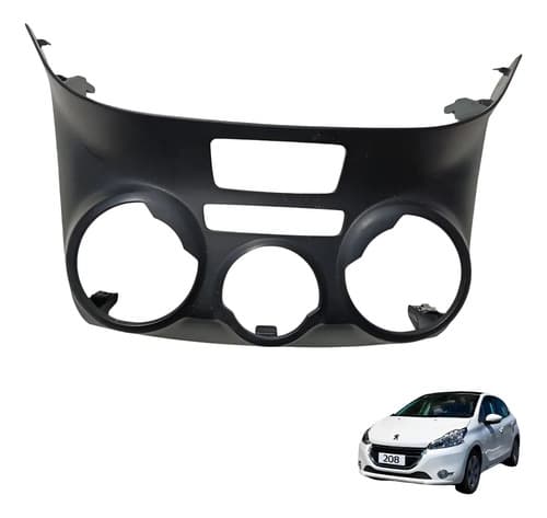 Moldura Comando Ar Condicionado Peugeot 208 1.5 2014 — foto 1 de 6
