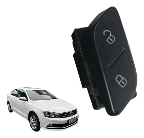 Botão Trava Porta Dianteira Esquerda Vw Jetta Tsi 2016 — foto 1 de 6