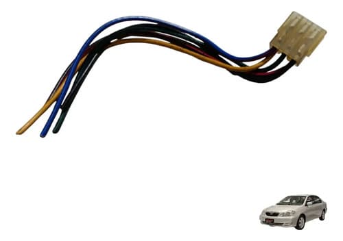 Plug Conector Botão Vidro Tras Esq Corolla 1.8 16v 2007 — foto 1 de 5