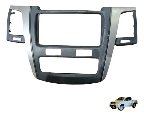 Moldura Central Multimídia Toyota Hillux 2011 — foto 1 de 6
