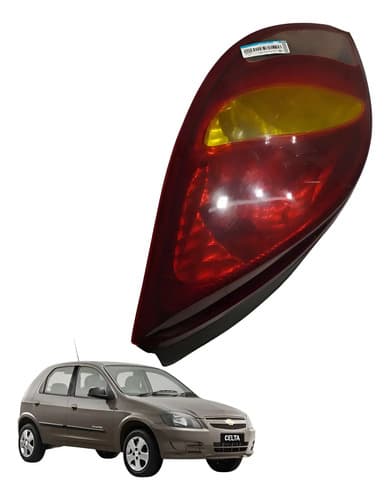 Farol Traseiro Direito Chevrolet Celta 2002/2012 Vermelho — foto 1 de 7